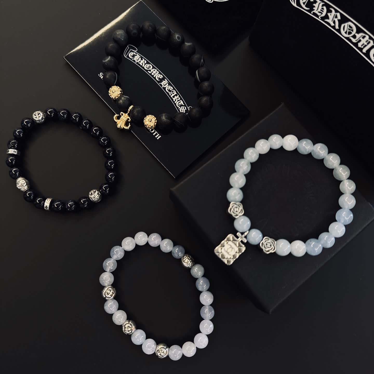Chrome Hearts Beaded Bracelets Set